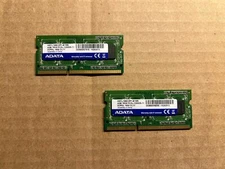 ADATA 8GB 2X4GB MEMORY RAM AM1L16BC4R1-B1MS 1Rx8 PC3L-128000S-11  ZZ5-3(17)