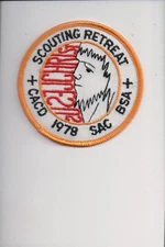 1978 CACD Scouting Retreat patch