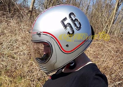 Visiera Premier MX CLEAR omologata universale scrambler off road enduro  epoca | eBay