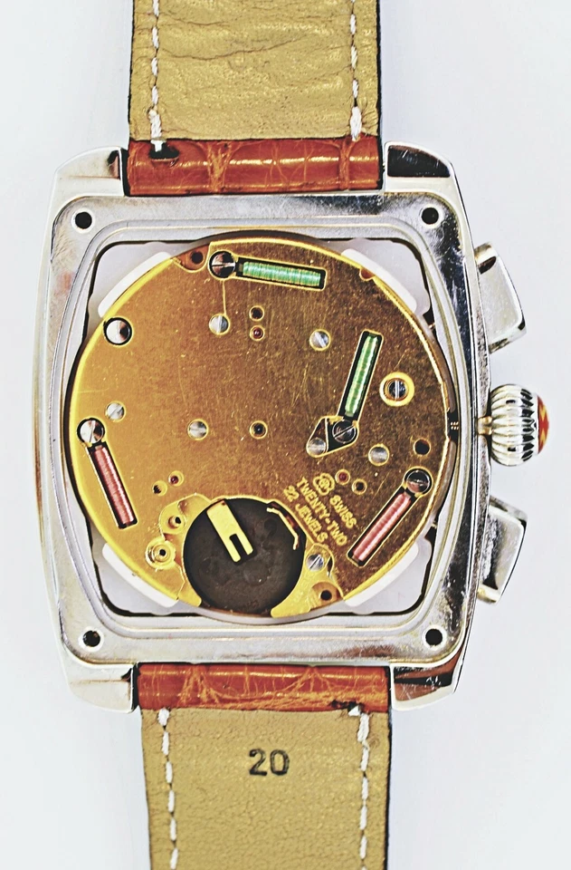 Michele "URBAN" Stainless Steel, Chrono, Day-Date Unisex Watch - image 4 of 4