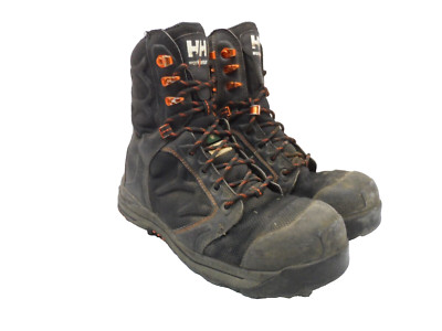 HELLY HANSEN WORKWEAR Men's 8'' Ultra Light ATCP Safety Work Boots Black Size 10M