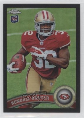 2011 Topps Chrome Black Refractor 52/299 Kendall Hunter #62 Rookie RC 11xm