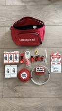 Reece Safety Lockout Tagout Kit LOTO TT38 RED Padlocks Electrical Safety Kit