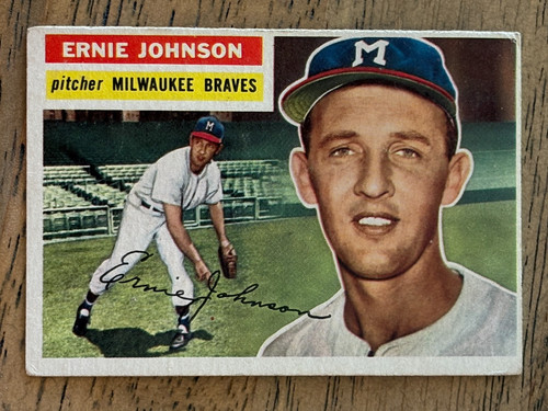 Ernie Johnson #294 1956 Topps card