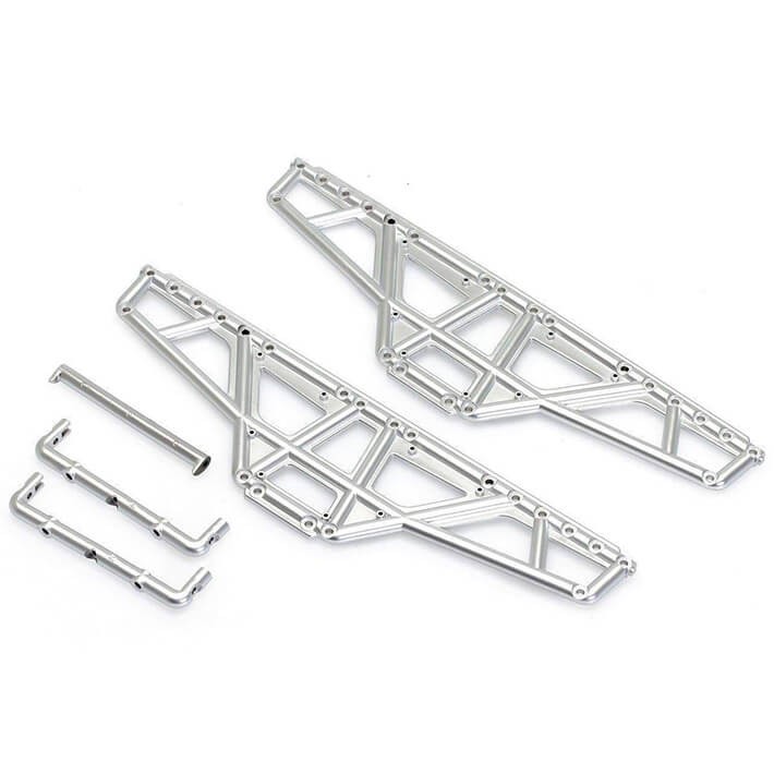 CEN Racing 210WB Chrome Chassis Plate Set