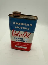 Vintage American Motors Velv-Oil Engine Oil Additive 15 oz Can