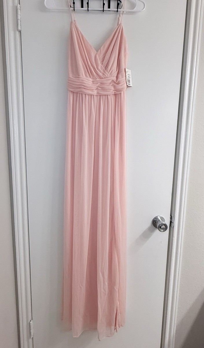 hot pink bridesmaid dresses david's bridal David's Bridal 80's Hot Pink Formal Dress Size 16 SKU 000200 – Designers On  A Dime