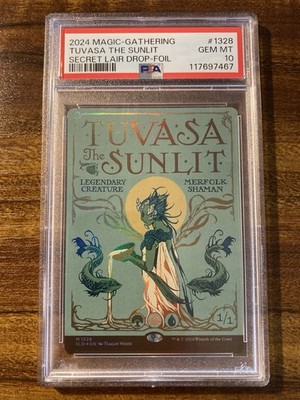 MTG✨TUVASA THE SUNLIT Full Art/Flip 🌈 FOIL✨SLD PSA 10 MYTHIC