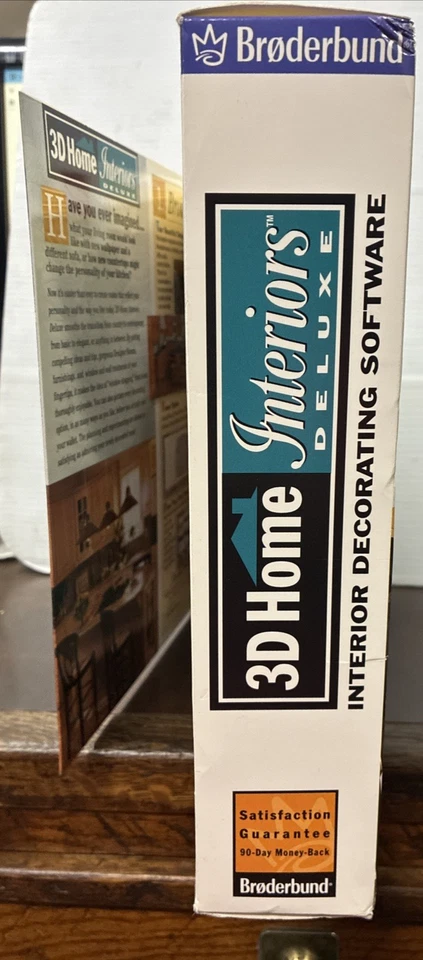 3D Home Interiors Deluxe 2.0 - Interior Decorating Software 1998 - BRAN NEW!! - Image 4 of 4