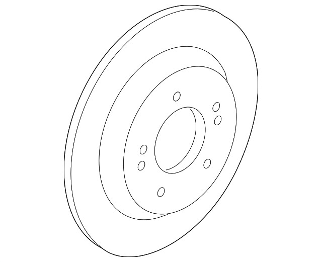 Disco de freno para Hyundai Kona Eléctrico 2019-2023 (N/P 58411-D4650)