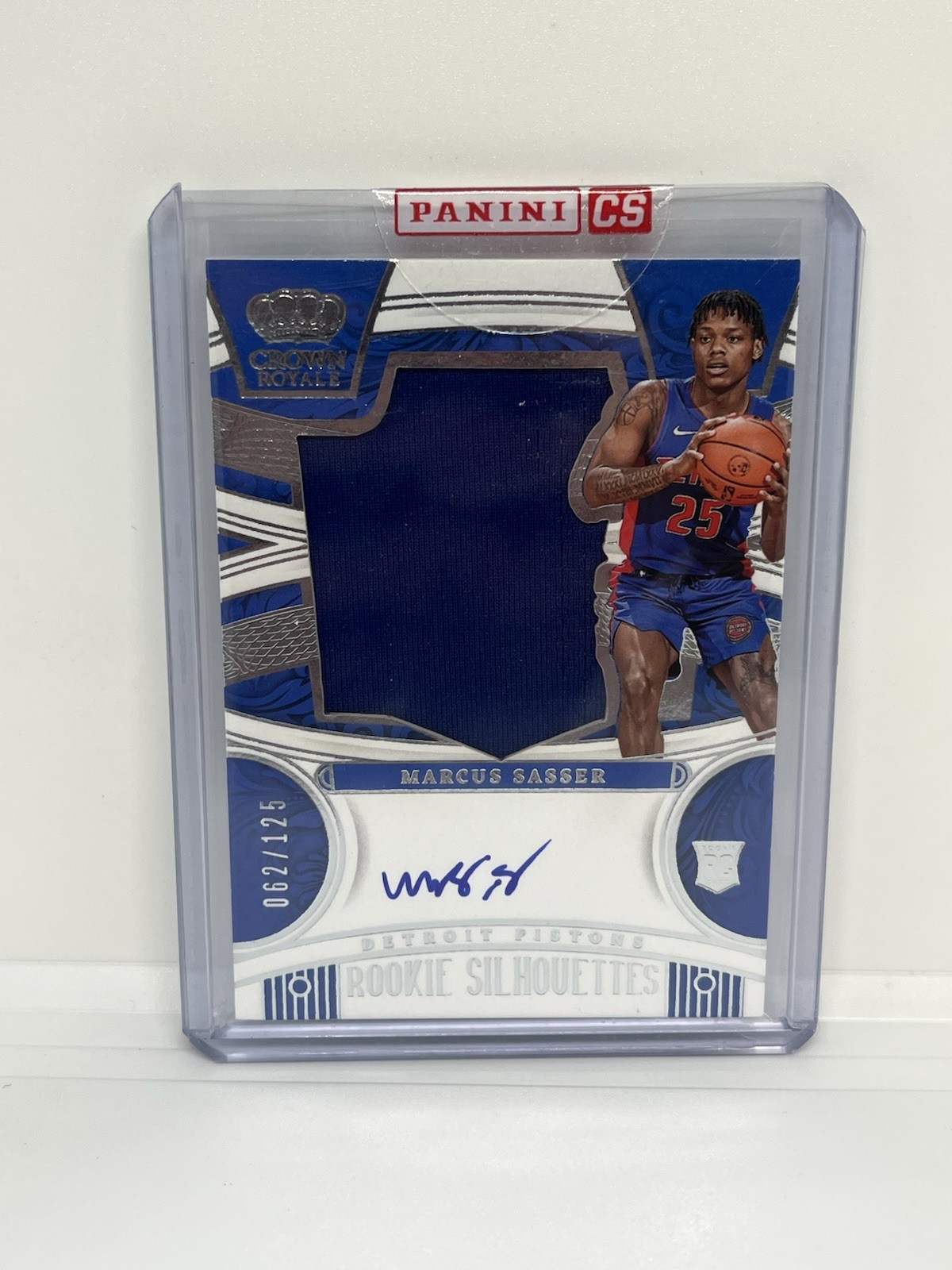 2023-24 Panini Crown Royale Rookie Silhouettes /125 Marcus Sasser #113 Auto RPA