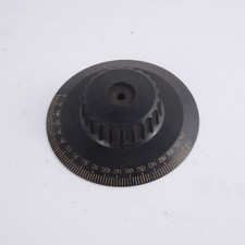 Skalenrad Knopf Bakelit 20er Jahre Röhrenempfänger Röhrenradio ca.  10,5 cm ⌀