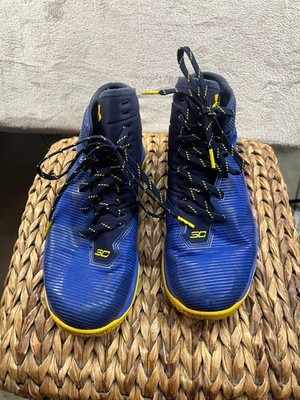 Under Armour Steph Curry 2 Dub Nation 2015 Youth 7 Blue Yellow
