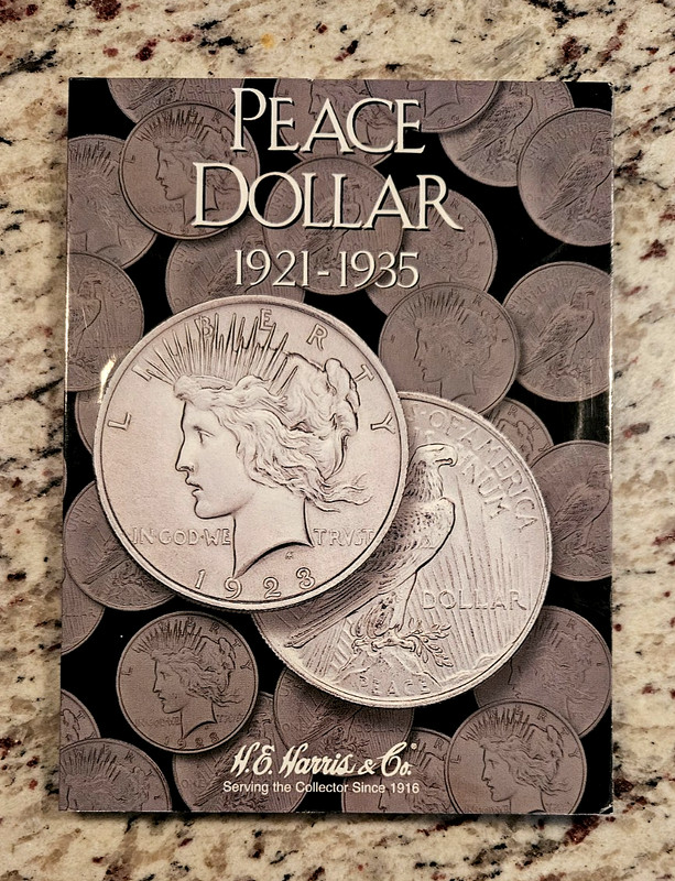 Mixed Grades Circulated Complete 24 Coin Peace Silver Dollar Full Set, 1921-1935