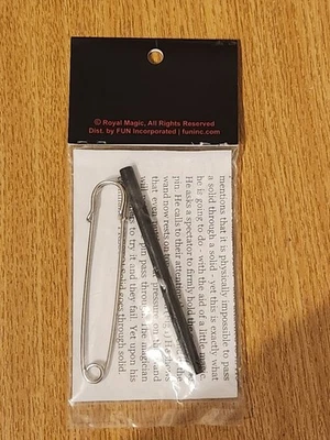 Closeup Magic Trick  Pin And Wand By Royal Magic - Image 1 of 3