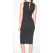 Athleta Black Midi Sleeveless with Twist Back Detailing Women's sz Small