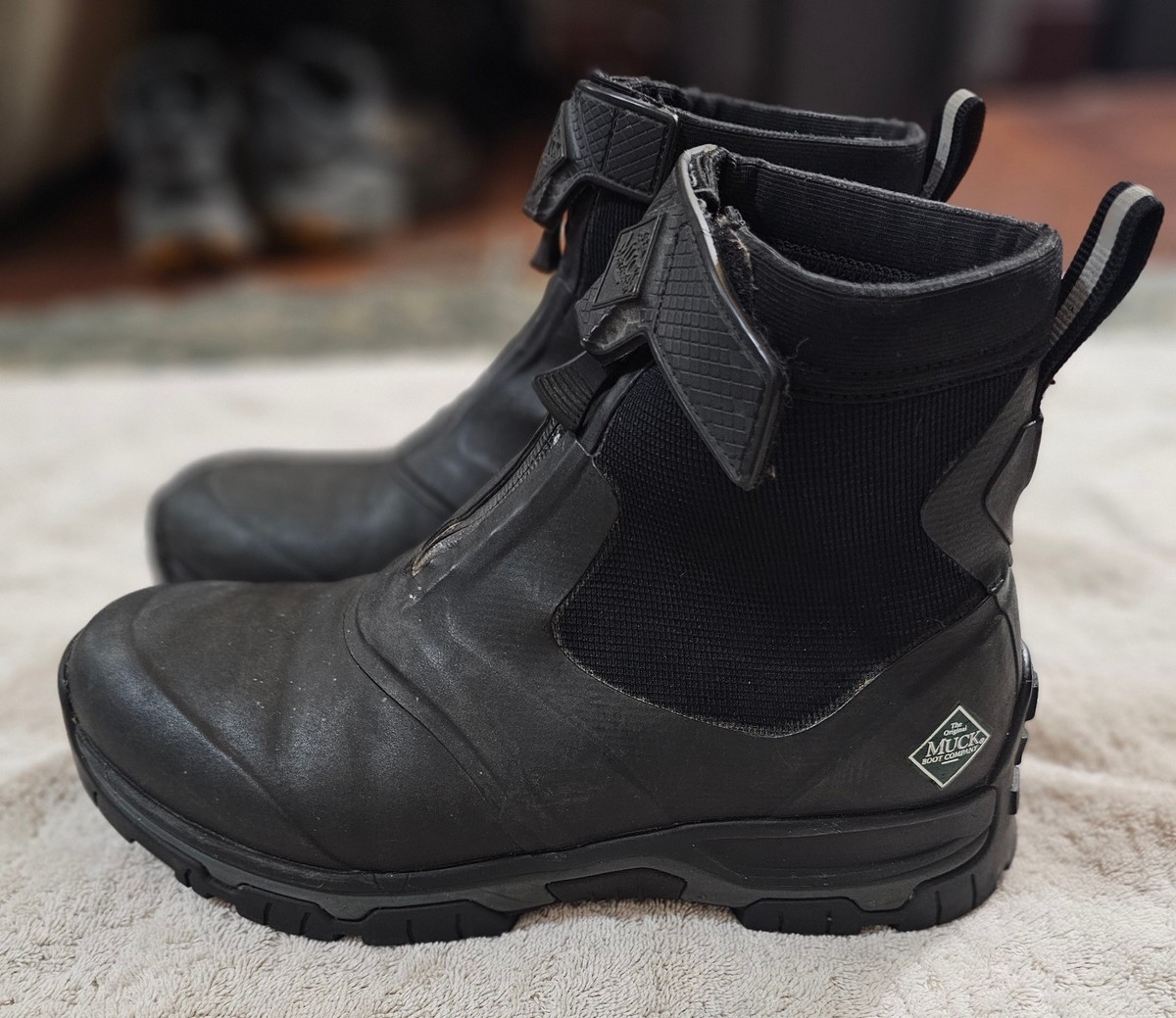 The Original Muck Boot Company Men’s Apex Mid Zip Boots Black Waterproof Size 10 Muck Men main image 2