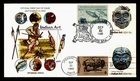 DR WHO 1980 FDC INDIAN ART MASK COLLINS HAND COLORED CACHET COMBO M75635