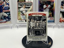2023 Topps Heritage #NF-9 Freedom of Information Act News Flashbacks NM+