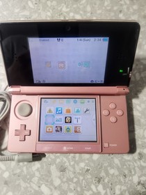 Nintendo 3DS Pearl Pink Console 