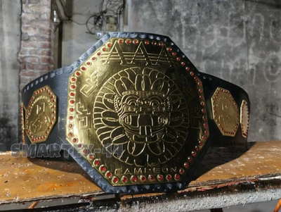 #ad AAA Mexico World Heavyweight Wrestling Championship Title Belt 2mm Replica Adult $129.99