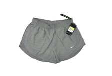 Nike Dri-FIT Women's Tempo Running Shorts Gray Standard Fit Size S NEW