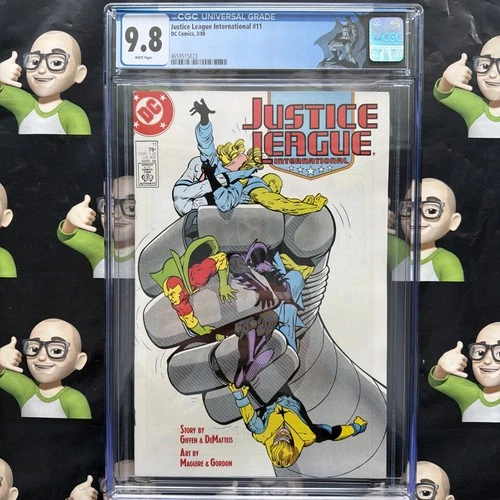 Justice League International #11~CGC 9.8~BATMAN 🏷️~🔥HIGHEST GRADE🔥TOP POP🔥