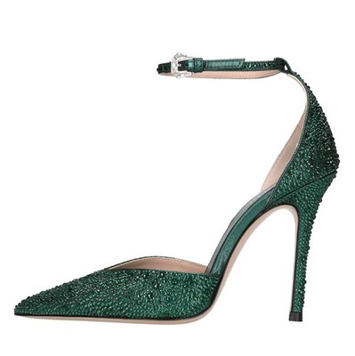 ANITTA PUMP FULL CRYSTAL BLADE' Pumps GEDEBE Damen Grün Amv03_gede