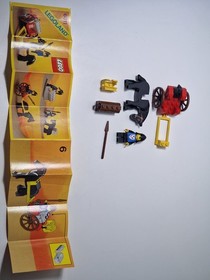 Lego Vintage Set Legoland Castle 6011 Black Knight's Treasure, with instructions