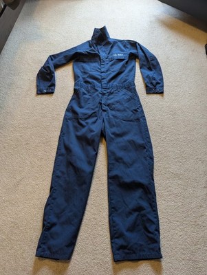 US Navy Coverall Utility Mens 42 XL Navy Blue Work Jumpsuit UNICOR FPI Safford