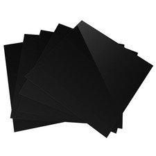 5 Pack 12" x 12" x 1/8" HDPE Sheet, Plastic Board, Starboard, High Density Po.