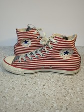 Converse Chuck Taylor All Star Hi Sneakers USA FLAG Stars Stripes Men's Size 9.5