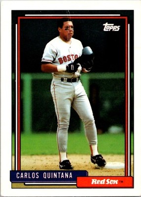 1992 Topps CARLOS QUINTANA #127 Boston Red Sox NM