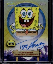 2025 Topps Chrome SpongeBob Squarepants Autographs #SASB Tom Kenny