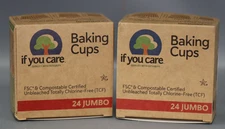 If You Care JUMBO Baking Cups (pack of 2)