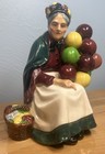 "The Old Balloon Seller"  Royal Doulton England HN 1315 Lady Porcelain Figurine