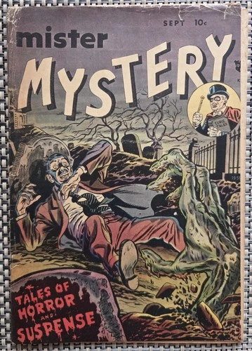 Mister Mystery #1 1951 Stanley Morse No Wolverton Pre-Code Horror FOREIGN READ