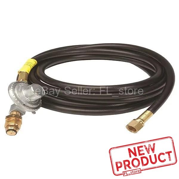 Portable Gas Heater 12 Feet Hose And Regulator Assembly Low 