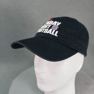 Vintage ESPN Monday Night Football Hat Cap Strapback Men Black Headmaster