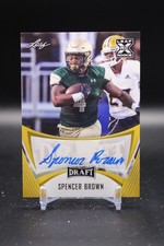 Spencer, Brown, UAB Blazers, 2021 Leaft Draft, RC, Autograph, Gold, #BA-SB3