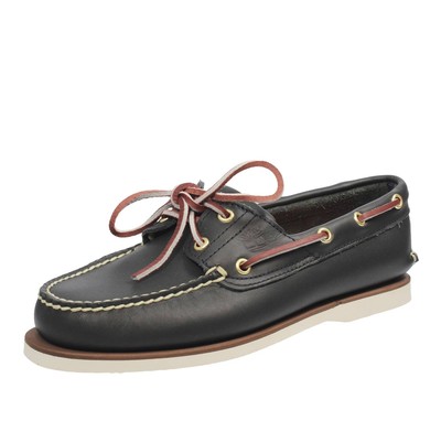 Timberland Classic Boat - Bootsschuhe aus blauem Nabuk - Größe 45 [11 US 29cm]