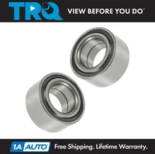 TRQ Front Wheel Hub Bearings Pair Set of 2 for Acura Integra Honda Del Sol Civic