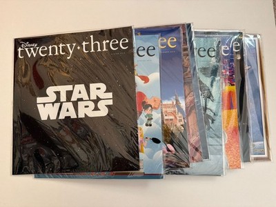 Disney D23 Magazine Collection 7 Issues Winter 2015 - Fall 2018 Star Wars