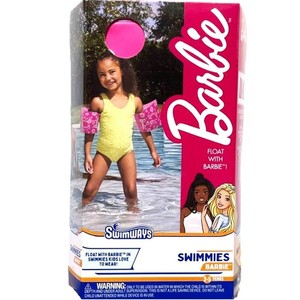 Mattel BARBIE Inflatable SWIMMIES ARM POOL FLOATIES 2-Pack Age 3-5 ~ New in Box