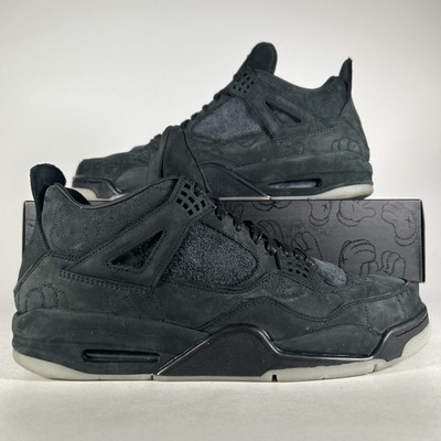 Size 13 - Jordan 4 Retro x KAWS Black 2017