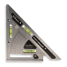 C.H. HANSON 3060 Pivot Square,Aluminum,11 x 8 In,Holster 2GYA2