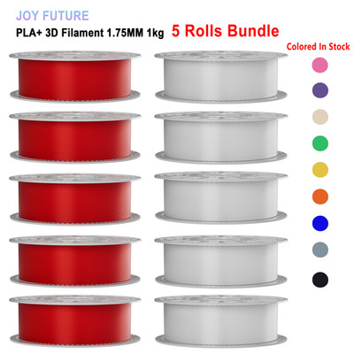 5KG Bundle PLA+ 3D Printer Filament PLA Pro 1.75mm 1kg PLA Plus Lot Black Gray