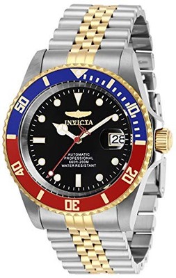 Invicta Men's Pro Diver Automatic 42MM Black Dial Two-Tone Stainless Watch 29180