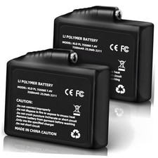 7.4V 3500mAh Lithium Polymer Batteries - 2pcs Rechargeable Li-Polymer 3500MAH