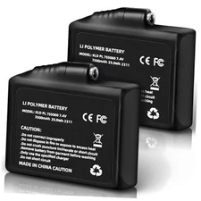 7.4V 3500mAh Lithium Polymer Batteries - 2pcs Rechargeable Li-Polymer 3500MAH